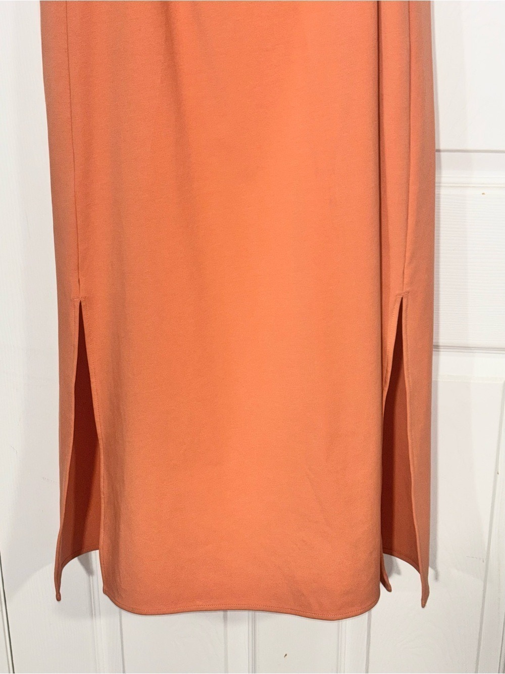 COS Open Back Midi Dress Orange Strappy Relaxed Fit Sleeveless Size Medium - Picture 13 of 16